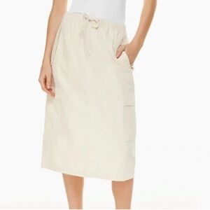 TNA cargo skirt beige